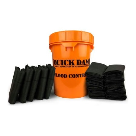 Absorbent Specialty Products Quick Dam Grab & Go - Combo 5- 5fts & 10 FBs QDGGCO